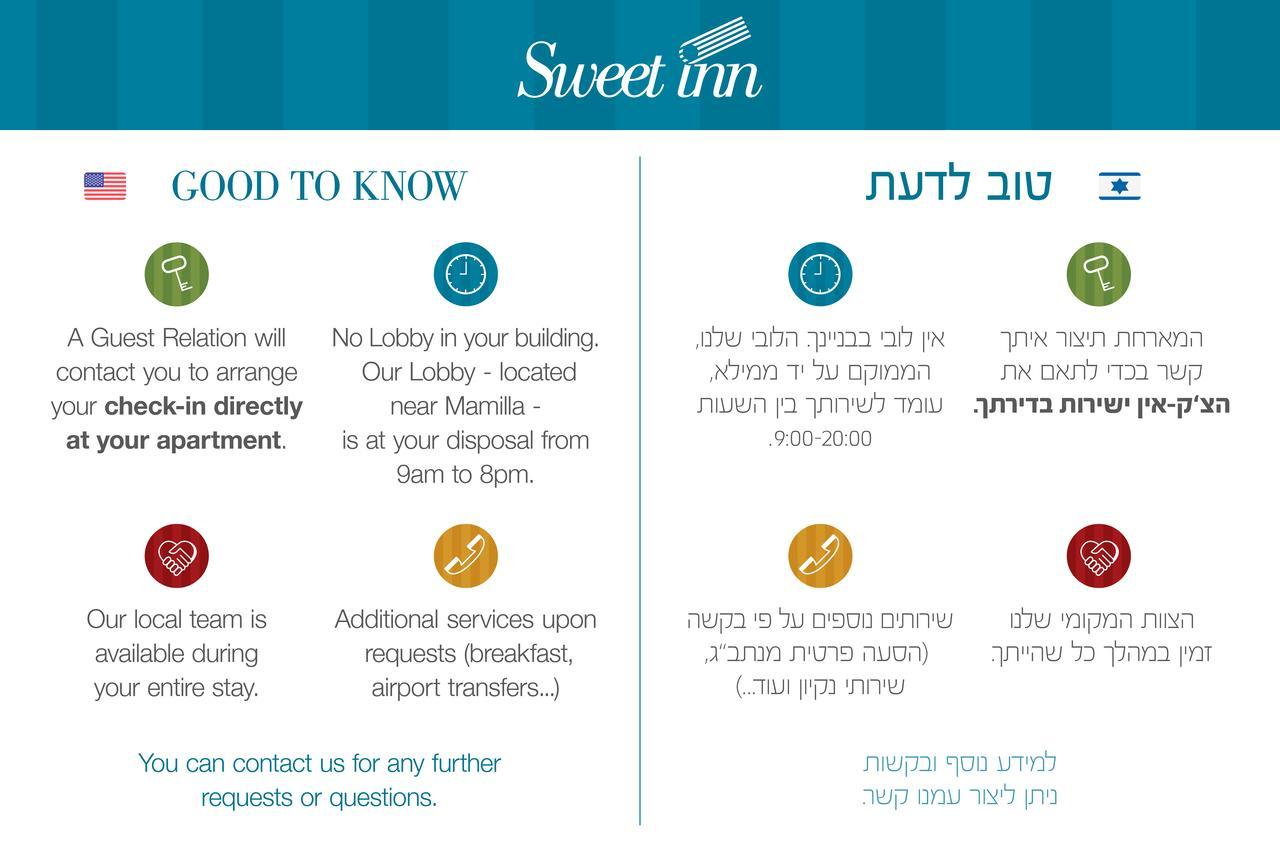 Sweet Inn Apartment - Ramban 13 Jerusalem Eksteriør billede